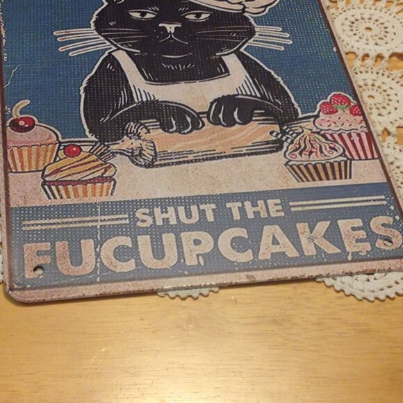 Sarcastic Humor Distressed look metal wall art - Picture 4 of 4